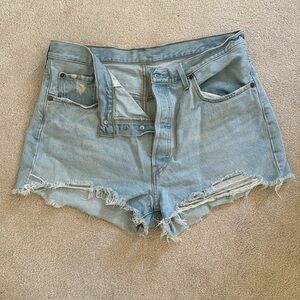 Size 34 Levi Denim Shorts